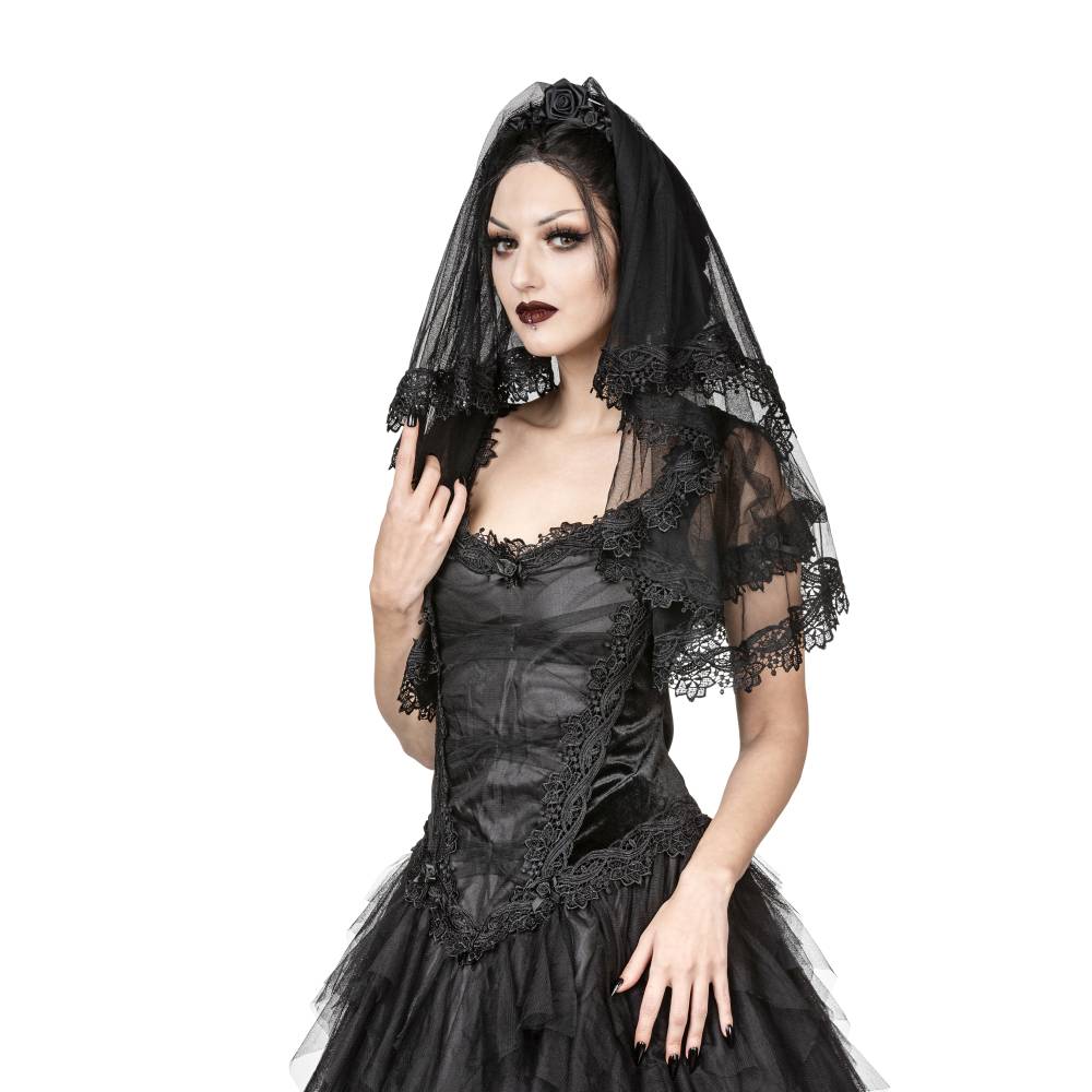 Sinister - H064 Schleier - Schwarz